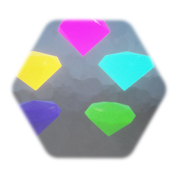 Gem Collectible, 5 colours (easy pick-up, self-counting)