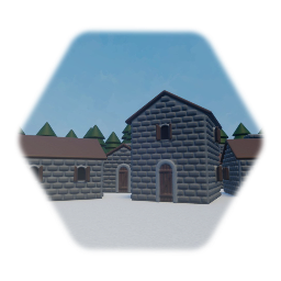 Medieval stone houses