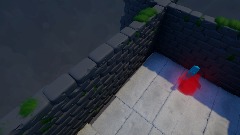 Hospital room with FPS character