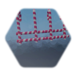 Candy Cane Fence