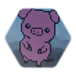 Baby Pig Pixel Art