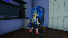 Sonicette in Sonic's Room