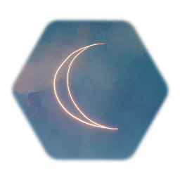 Crescent Moon Sticker