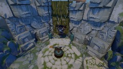 Groupe Plateforme de pierre ronde