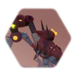 MSR Megacorp Security Robot Ai Flamethrower