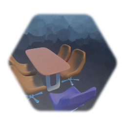 Chairs and table for office