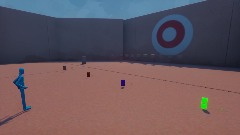 3rd person ball shooter with enlarge perk