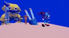 Ash gets stuck in floor and brain rot and majn sonic with hugy