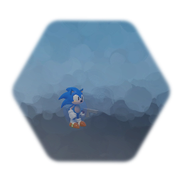 Sonic but he has a polar star.
