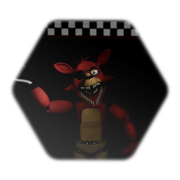 Unwithered Foxy <clue>puppet
