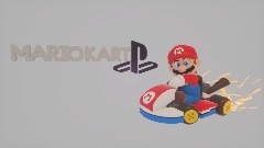Mario Kart PS title screen