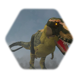 The Isle Tyrannosaurus Rex  Moss skin.