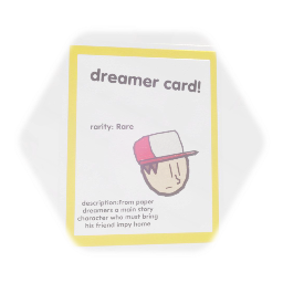 Paper seanypikaboy dreamer card!