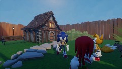 My own parkour with Sonic