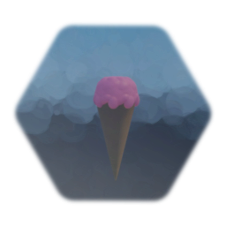 Ice Cream Cone - Strawberry - Low Thermo