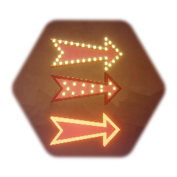 Arrow blinking sign #2