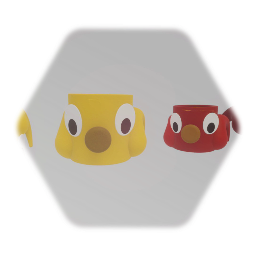 Banopper & red Banopper cups