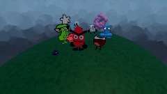 All my BFDI models on the intro island