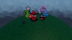 All my BFDI models on the intro island