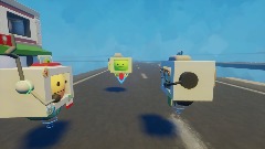 Efficiency bot and vacation bot fight for no reason XD