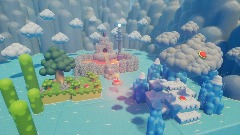Olly's Bubble land: Chapter select.