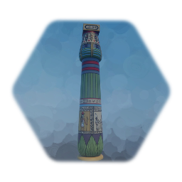 Egyptian Temple Column