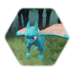 Dragon puppet template