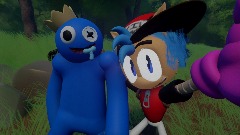 Blue Has a Victory Selfie with Evil