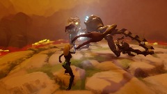 Samus VS Ridley - Quick Time Action Scene