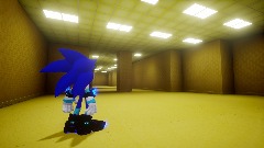 Sonic Noclips into the Backrooms