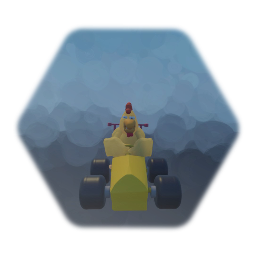 Chicken in a go kart (family guy kart)