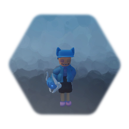 Blue cat Sans oc