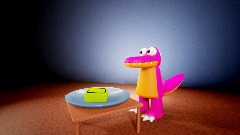 Bo eats his Keyframe