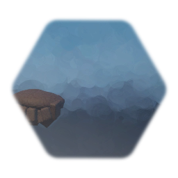 Plateforme en terre.