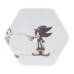 Shadow want kill sonic