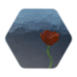 Red rose 3d