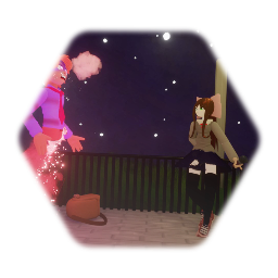 FNF: SEOS - Release but senpai and monika signs it