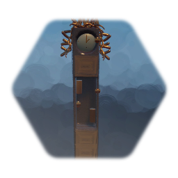 Chiming grandfather clock
