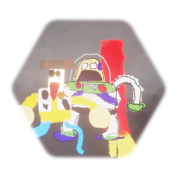 Woodee the booz on a rocket