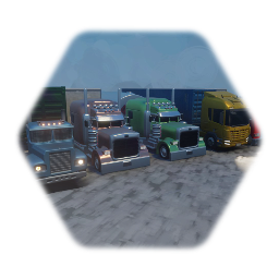 Driveable Semi trucks