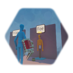 Gun arm puppet test scene