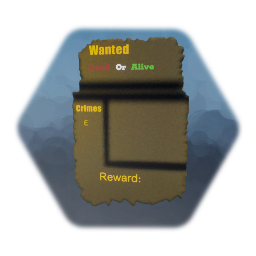 Wanted poster