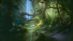 Walk In A  Forest To A Theme Park For No Reason