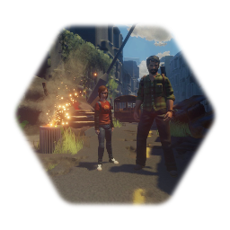 Joel and Ellie | The Last of Us Scenery  |