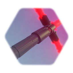Kylo Ren's Damaged Lightsaber