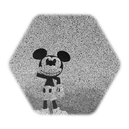 Black-and-white Mickey Mouse (with Filter)