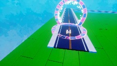 Sack boy on the road