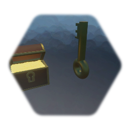 Chest, Key and Coin