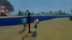 Devin.exe pets Milla with Golden Hexagon