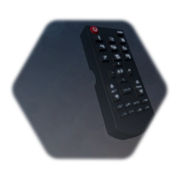 TV remote prop